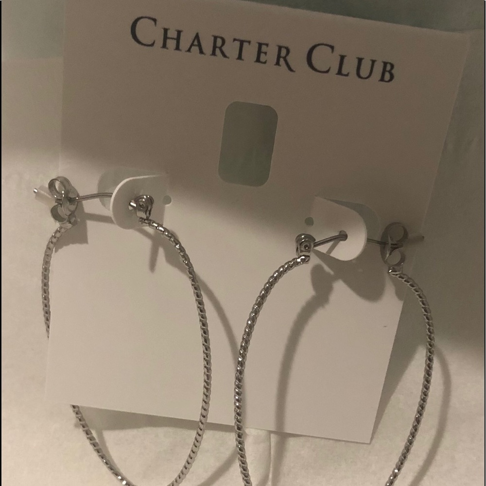 Charter Club Silver Earrings